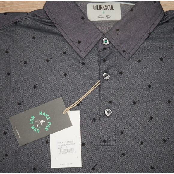 Linksoul Men's Printed Astoria Polo - Size S - Picture 3 of 5